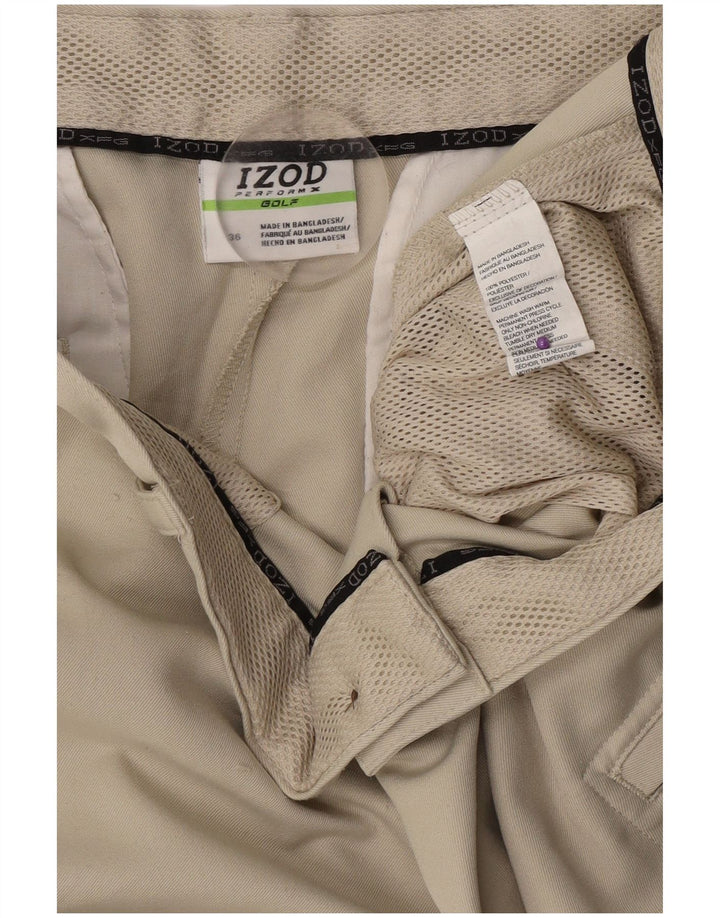 Pantaloni scurți pentru bărbați Izod Cargo W36 Large, bej, poliester