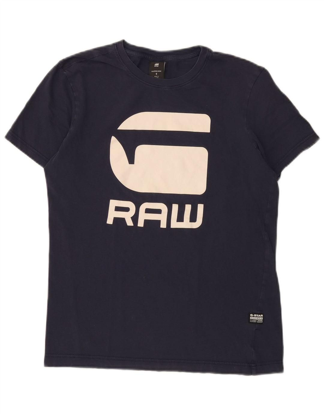 Tricou grafic pentru bărbați G-Star Top mic, bleumarin