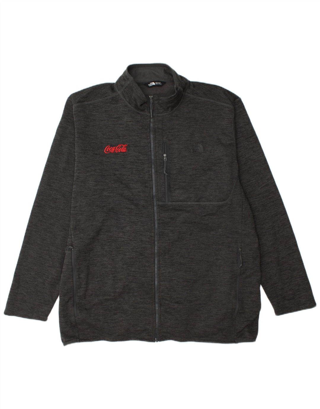 Jachetă de trening pentru bărbați THE NORTH FACE, 2XL, poliester striat gri