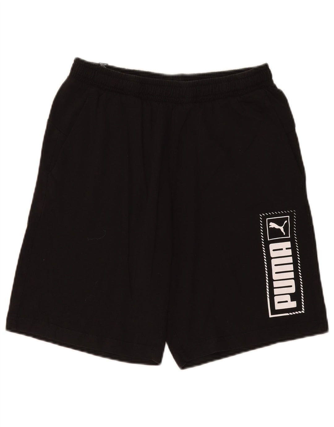 Pantaloni scurți sport grafic Puma pentru bărbați, mediu negru