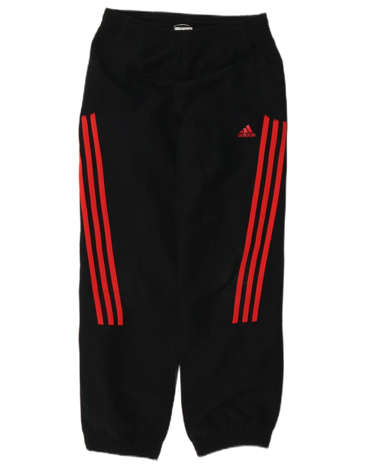 Pantaloni de trening Adidas baieti Joggeri 9-10 ani poliester negru