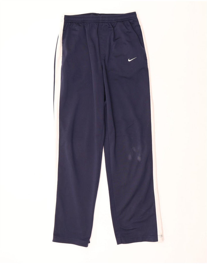 Pantaloni de trening NIKE pentru băieți 12-13 ani, mari, bleumarin, color block