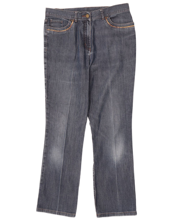 Blugi drepti clasici pentru femei Marks & Spencer UK 10 Small W28 L27 Blue