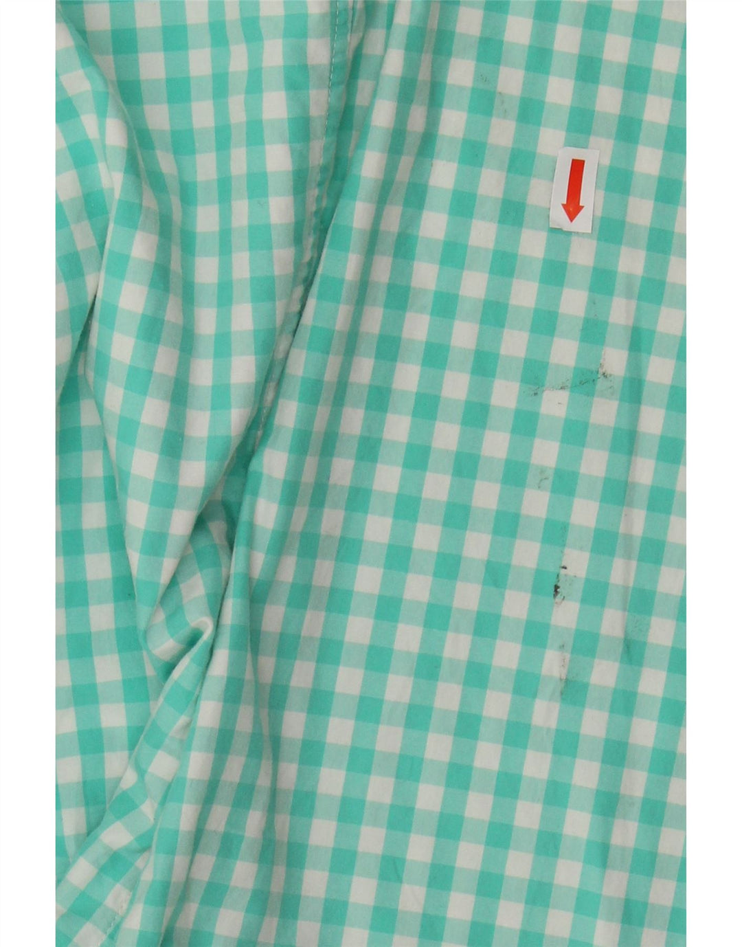 Cămașă pentru bărbați VINEYARD VINES Slim Fit Bumbac Vichy Turcoaz mediu