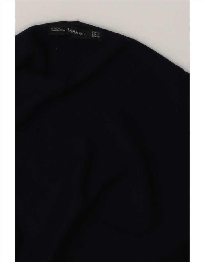 Pulover cardigan supradimensionat pentru femei Zara UK 14 Medium Bleumarin