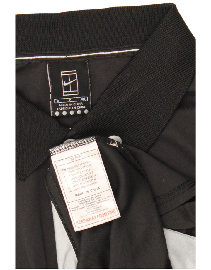 Tricou polo Nike pentru bărbați, mic, negru, poliester color bloc