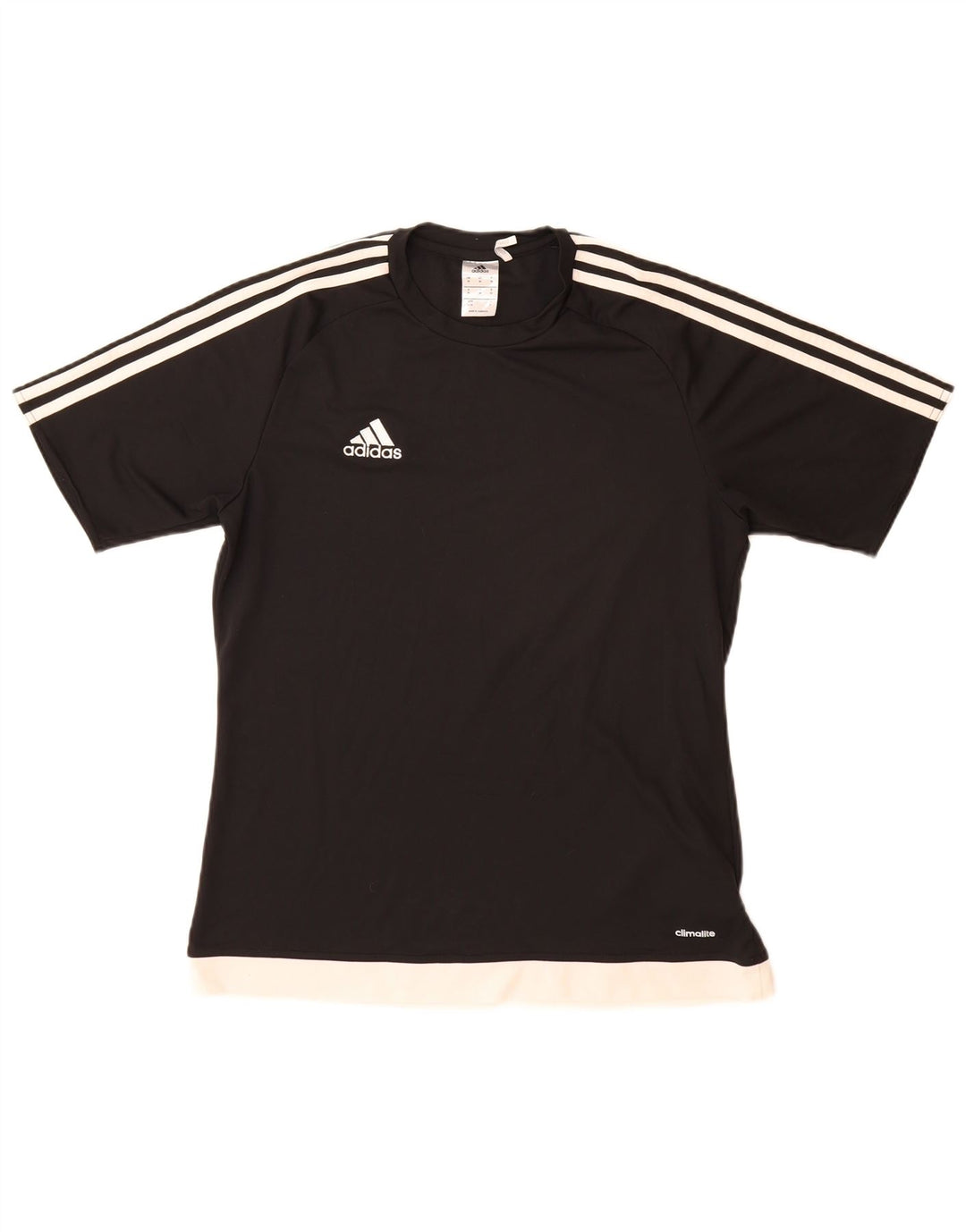 Tricou pentru bărbați ADIDAS Climalite Top Mediu Negru Poliester Colorblock