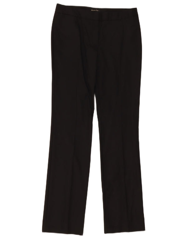 Massimo Dutti Pantaloni casual pentru femei Bootcut EU 36 XS W26 L31 Viscoza neagra