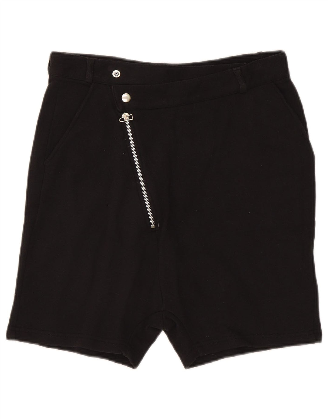 Pantaloni scurți chino pentru bărbați Zara Medium W31 Bumbac negru