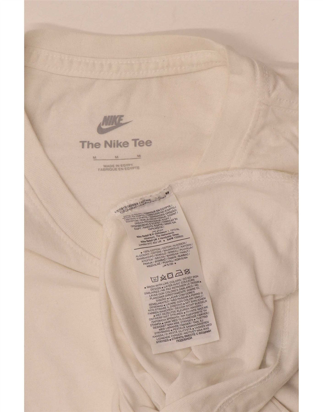 Tricou pentru bărbați Nike Top Medium White Bumbac