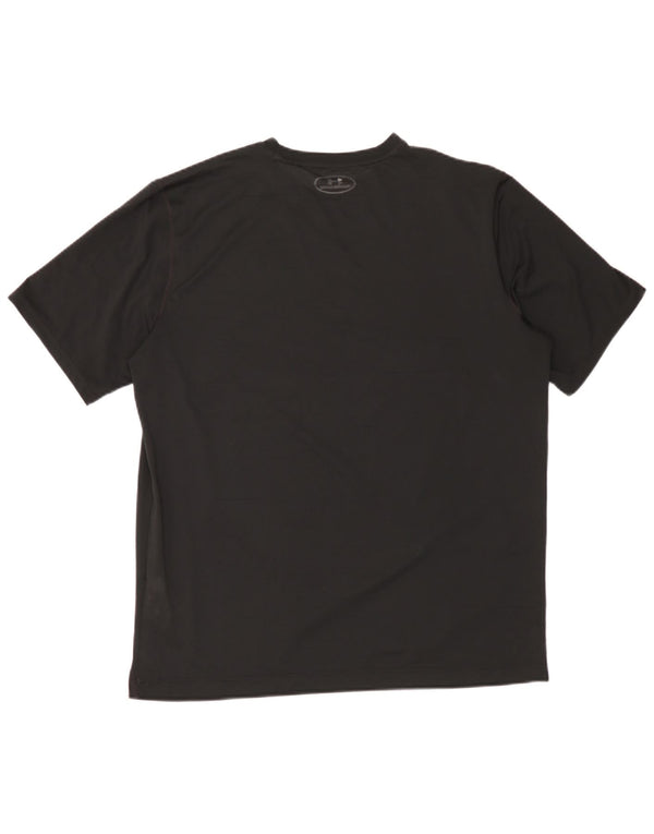 Tricou grafic Under Armour pentru bărbați Heat Gear Top XL poliester negru