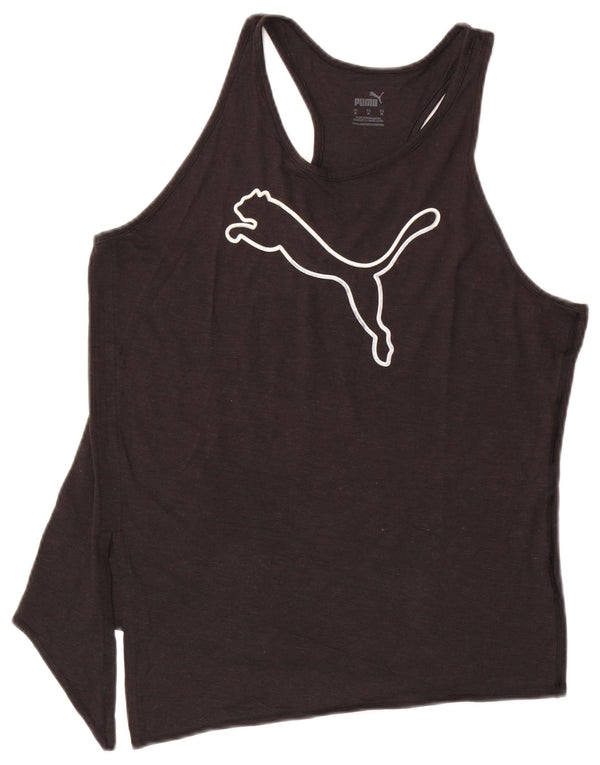 Vestă cu grafică asimetrică pentru femei Puma UK 14 Medium Black