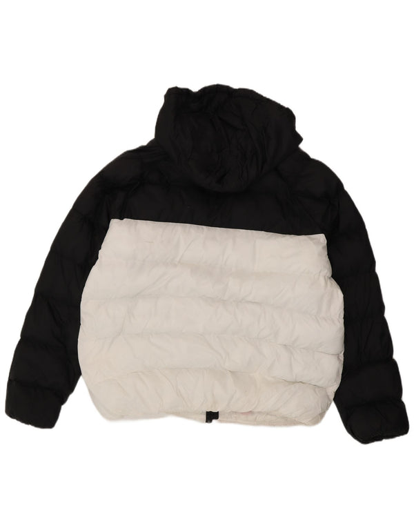 Jachetă căptușită cu glugă pentru femei Mountain Warehouse UK 18 XL Negru Colorblock