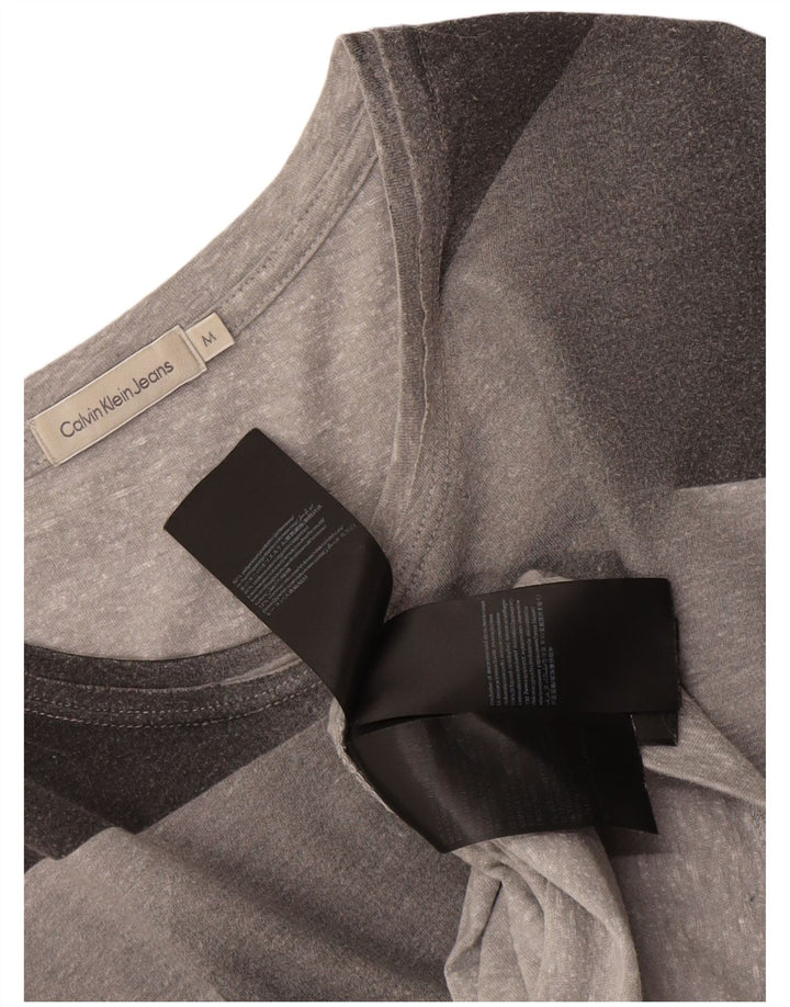 Tricou cu grafic pentru femei Calvin Klein Jeans Top Medium Gri Geometric