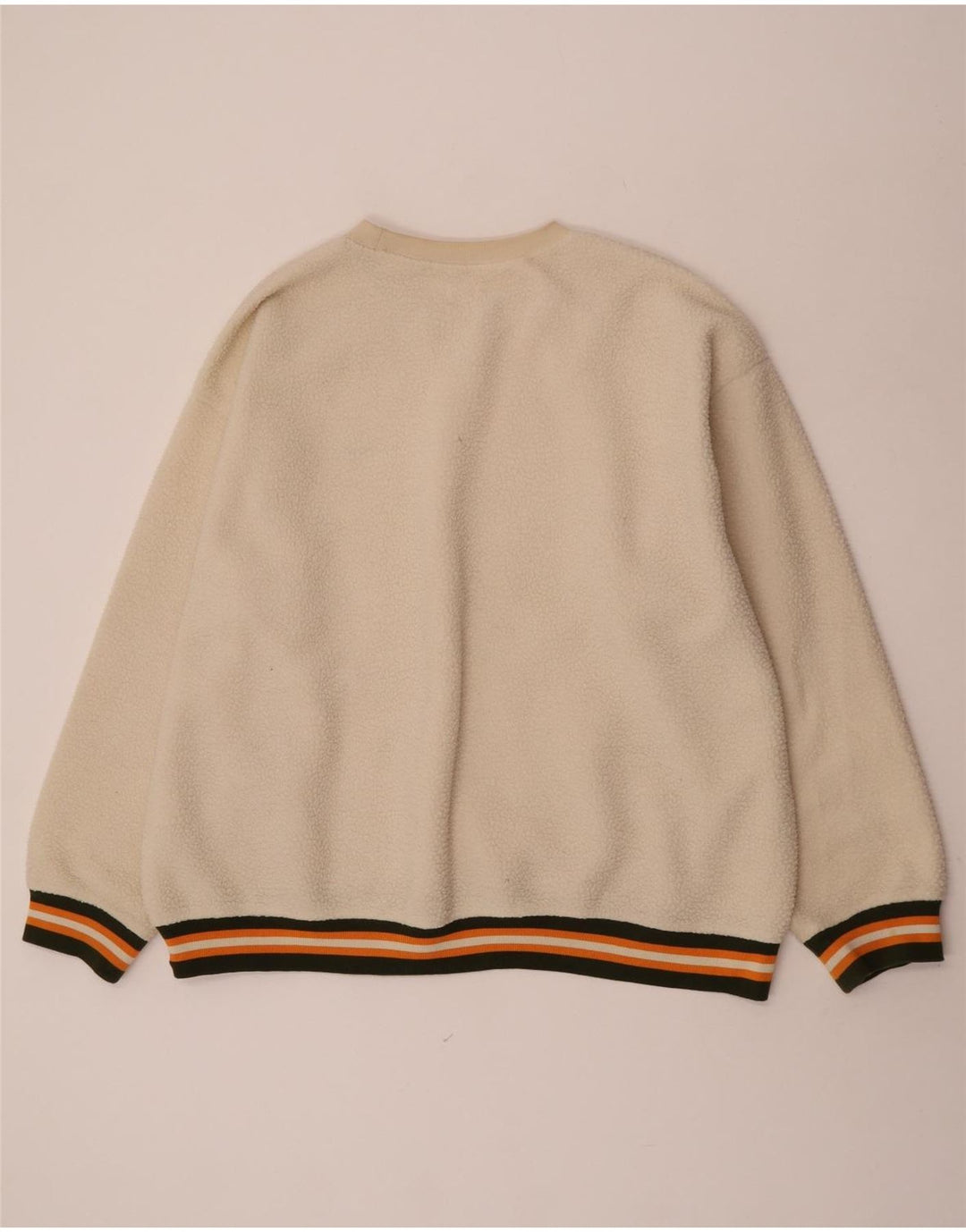 Pulover pentru bărbați Levi's, cu formă relaxată, din lână, 2XL, poliester cu dungi alb
