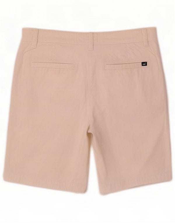 Hollister Mens Chino Shorts Medium W33 White Cotton