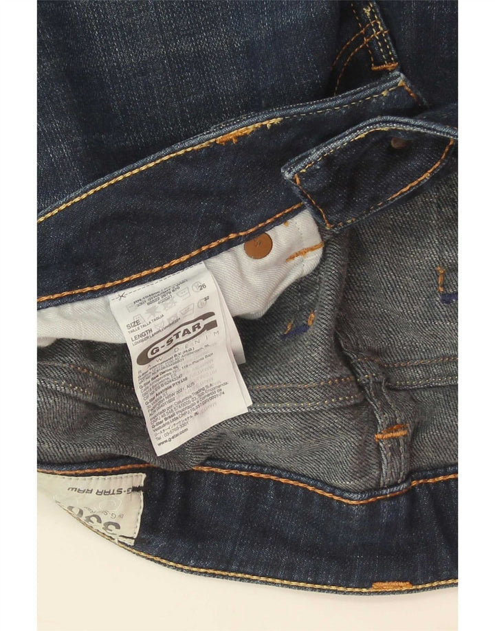 Blugi G-Star 3301 Slim pentru femei W26 L32 Bumbac albastru