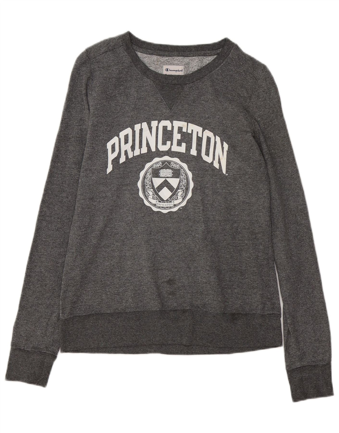 Pulover pentru damă CHAMPION Princeton Graphic Pulover UK 10 Mic Gri
