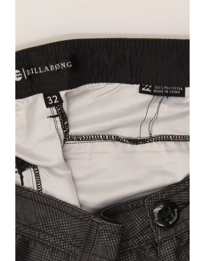 Pantaloni scurți chino BILLABONG pentru bărbați W32 Poliester cu picior de găin mediu gri