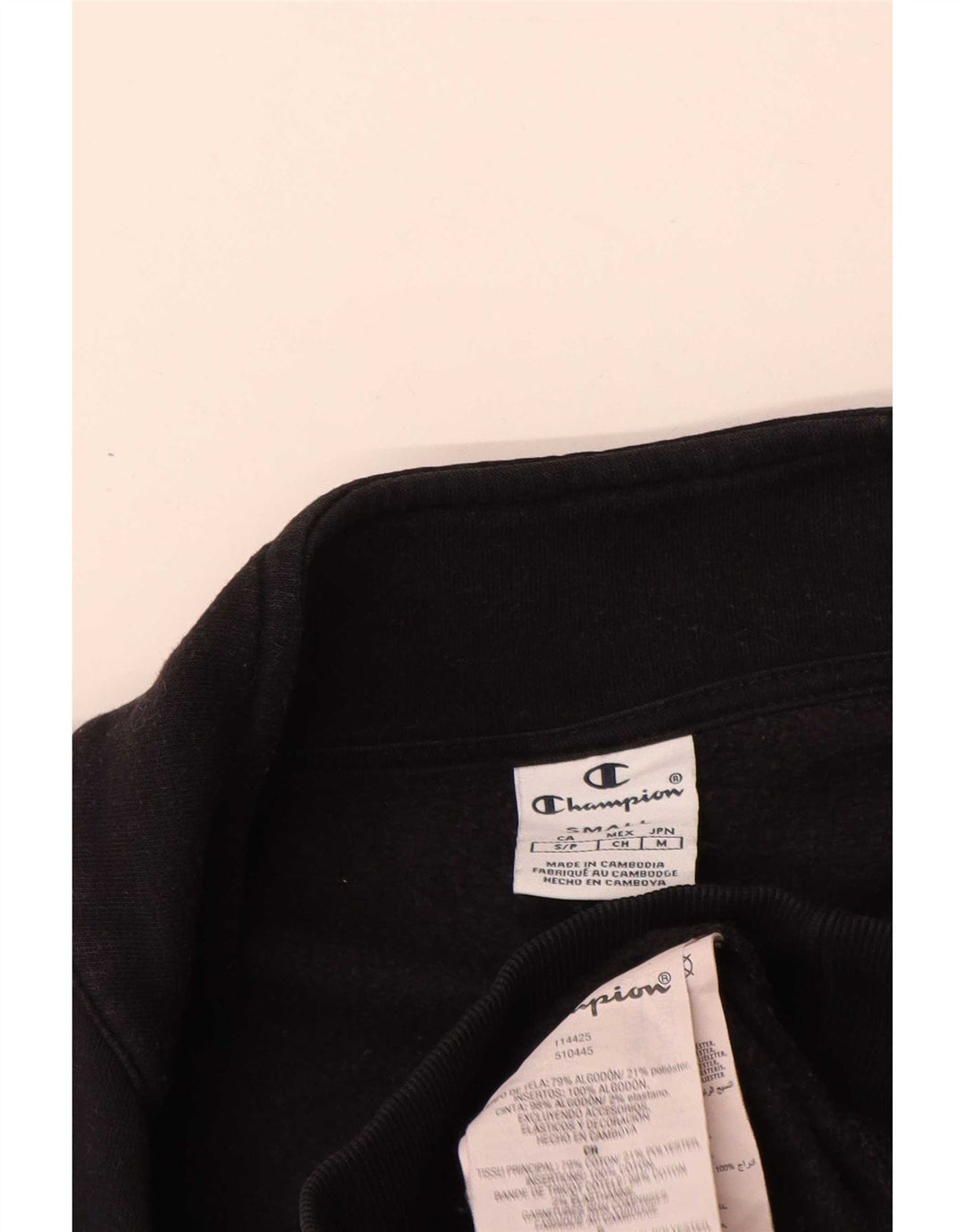 Pulover cu grafic supradimensionat Champion pentru femei UK 10 Mic Negru