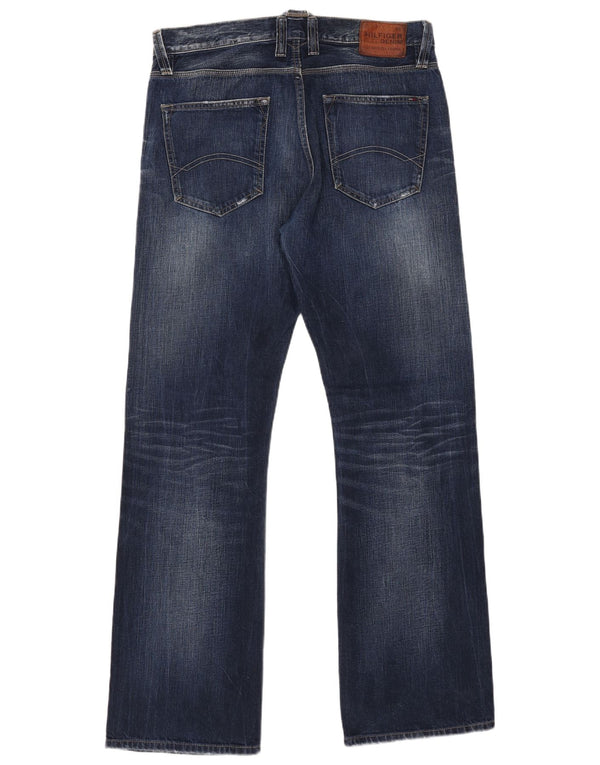 Blugi pentru bărbați TOMMY HILFIGER Bootcut W34 L34 Bumbac bleumarin