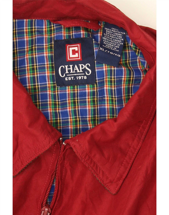 Jachetă Bomber pentru bărbați Chaps UK 42 XL Poliester roșu