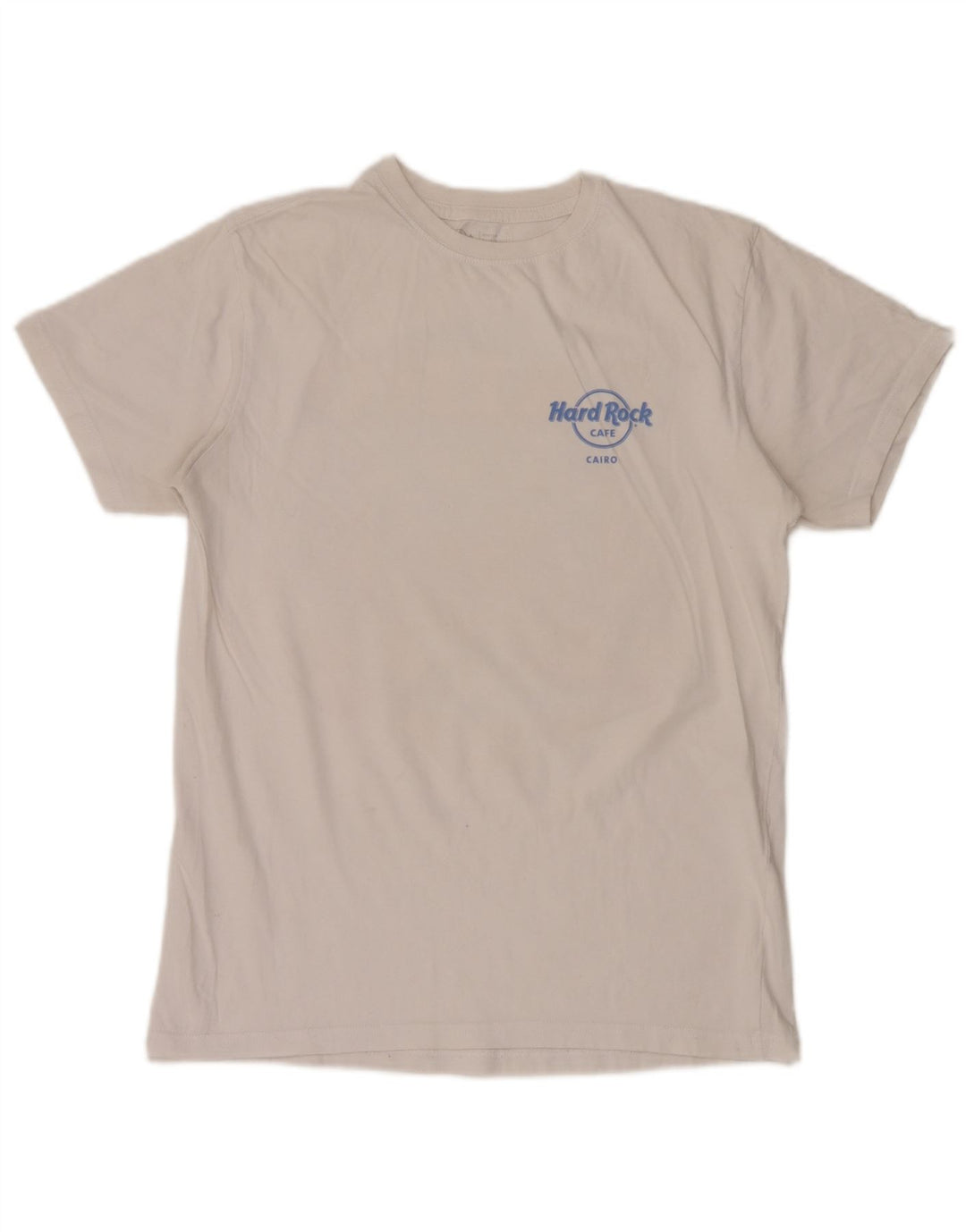 Tricou grafic Cairo pentru bărbați Hard Rock Cafe Top din bumbac alb mediu