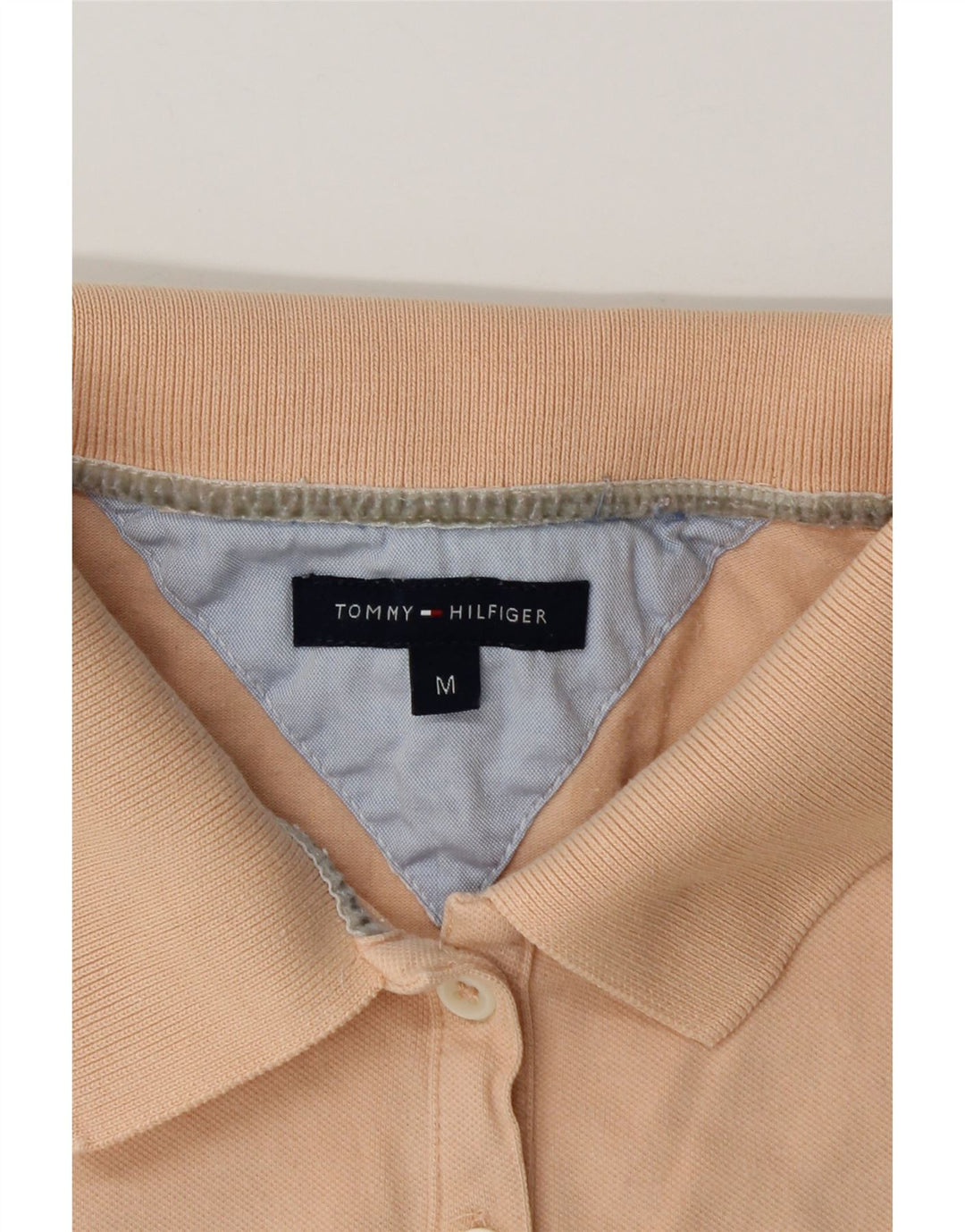 Tricou polo Tommy Hilfiger pentru femei UK 12 portocaliu mediu
