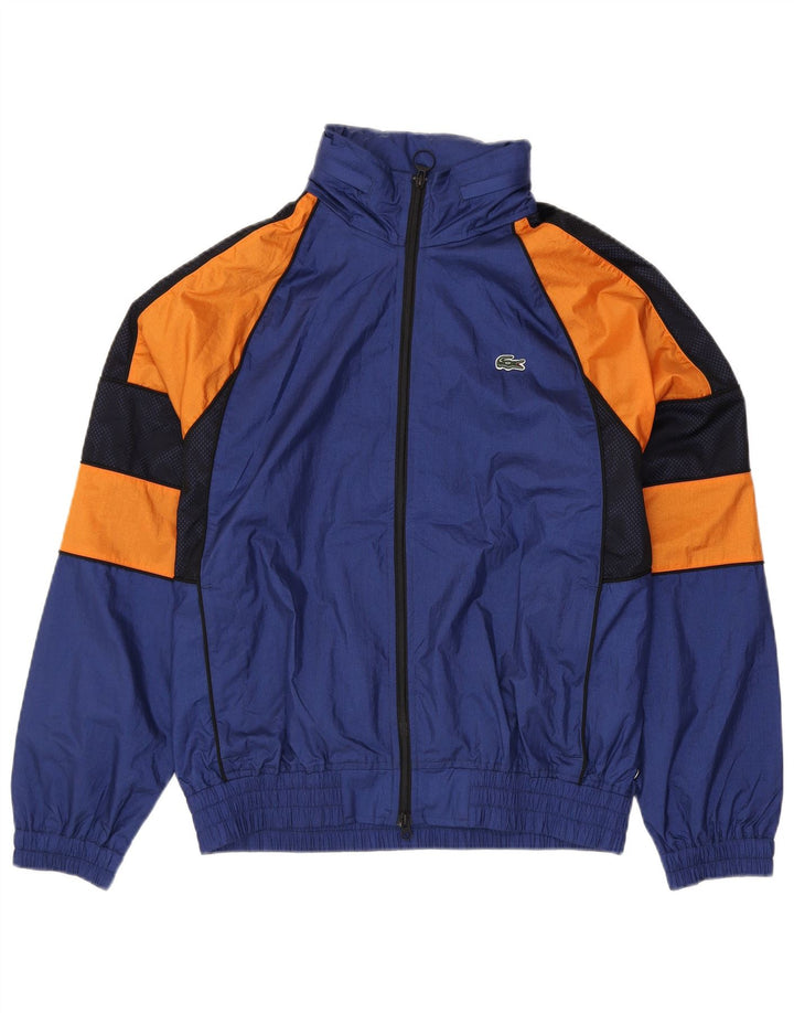 Jachetă de trening pentru bărbați LACOSTE, mare, albastru, poliamidă color bloc