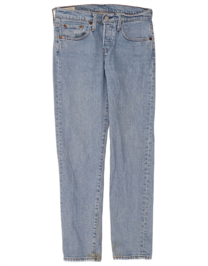Blugi drepti 501 pentru femei Levi's L24 L28 Bumbac albastru