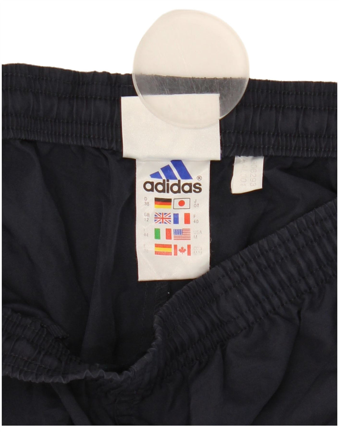 Pantaloni scurți sport Adidas pentru femei UK 12 Medium Bleumarin Poliester