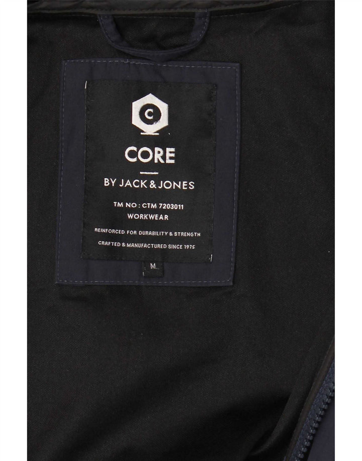 Jack & Jones Bomber pentru bărbați cu glugă UK 38 Medium Bleumarin