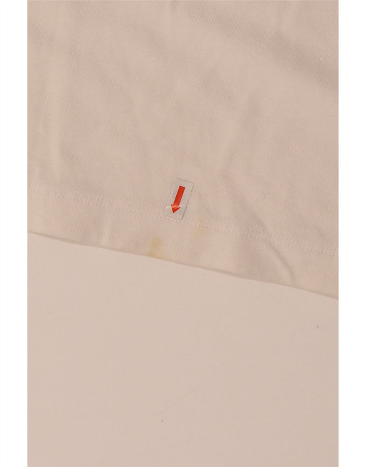 Tricou grafic pentru băieți NIKE Top 13-14 ani XL bumbac alb