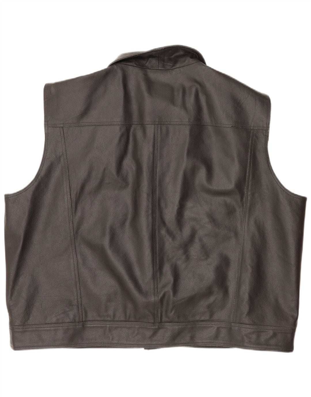 Gilet pentru motociclete din piele pentru bărbați Texpeed 10XL, negru