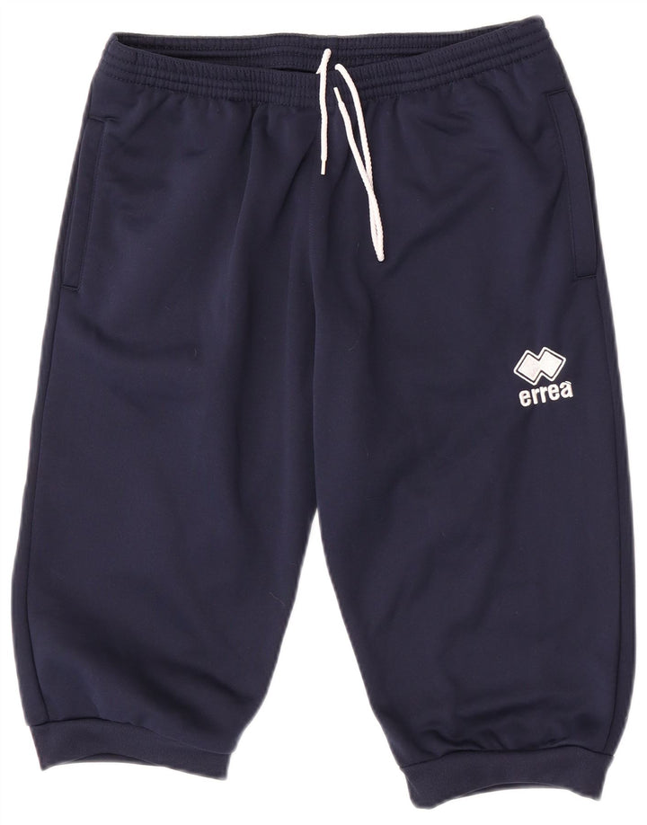 Pantaloni scurți sport Errea pentru femei UK 14, mari, albastru, poliester