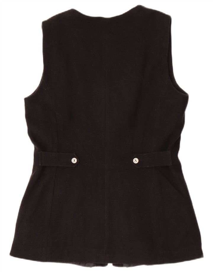 Gilet Vintage pentru femei EU 36 Mic Negru Acrilic