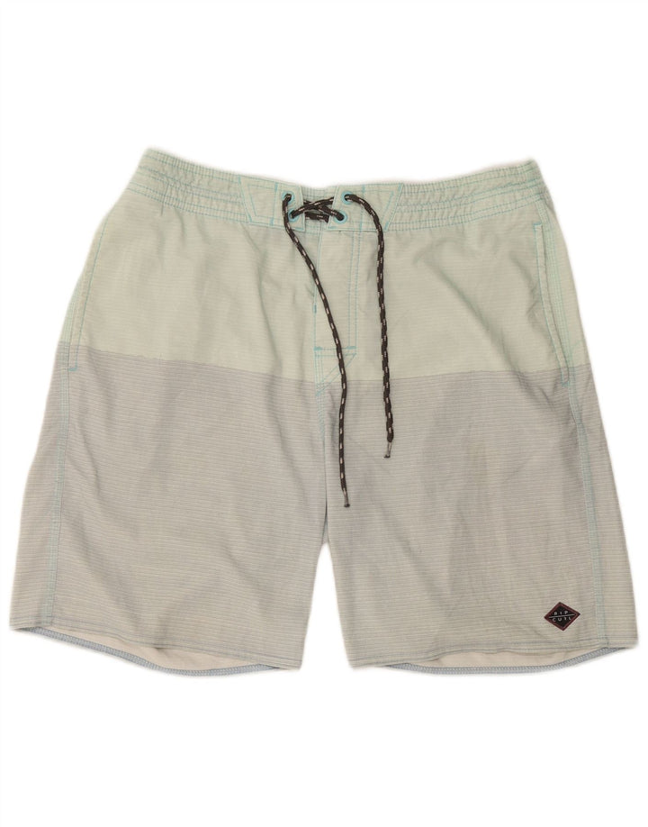Pantaloni scurți de înot Rip Curl pentru bărbați, verde mediu, color block