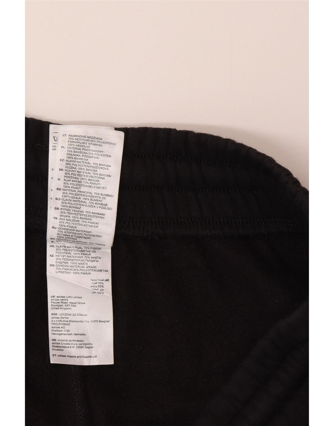 Pantaloni scurți sport pentru bărbați Reebok, bumbac mediu negru