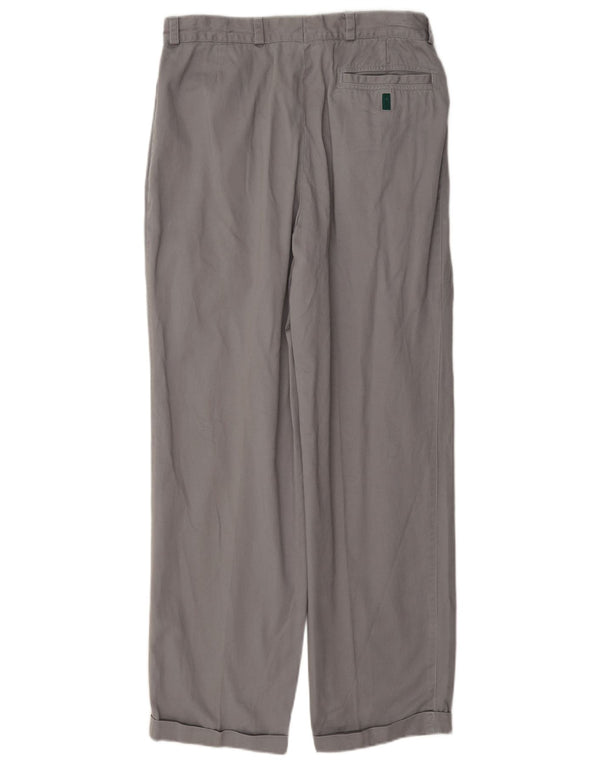 Pantaloni chino vintage pentru bărbați IT 46 Small W29 L30 bumbac gri