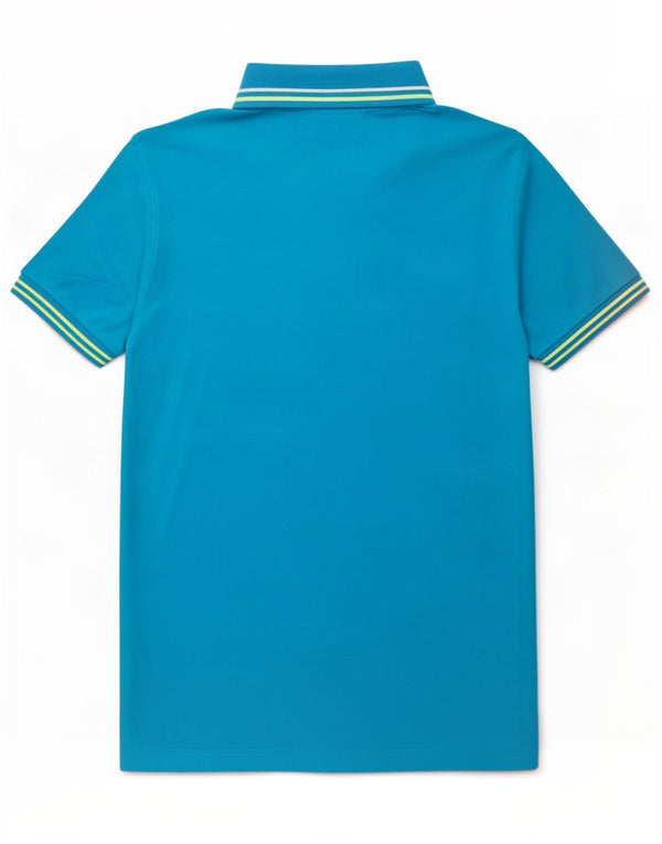 Tricou polo Lotto Life's pentru bărbați XL cu dungi albastre