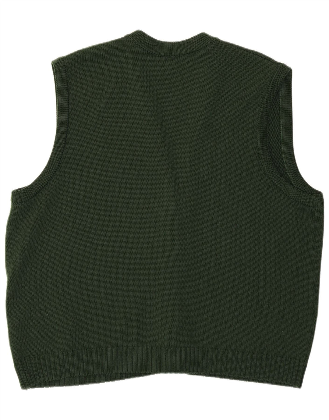 Pulover cardigan fără mâneci pentru femei Aspa EU 46 XL verde poliacrilic