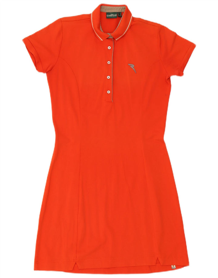Rochie polo pentru femei Chervo IT 44 portocaliu mediu