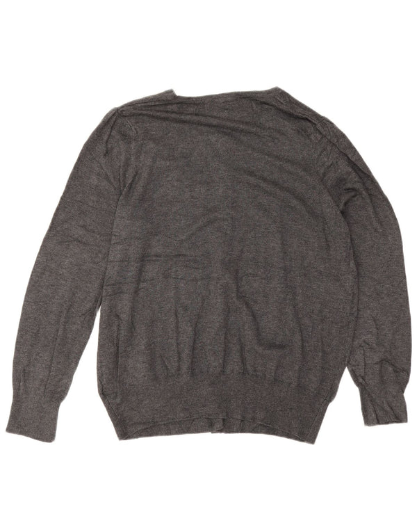 Pulover cardigan pentru femei Marks & Spencer UK 20 2XL Gri viscoză