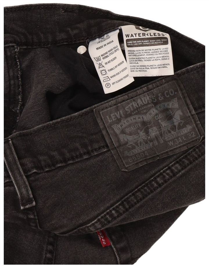 Blugi slim pentru bărbați Levi's W34 L32 bumbac gri