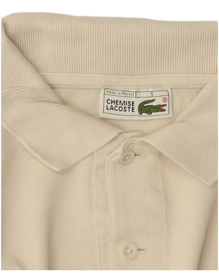 Tricou polo pentru bărbați LACOSTE Mărimea 5 mare bej