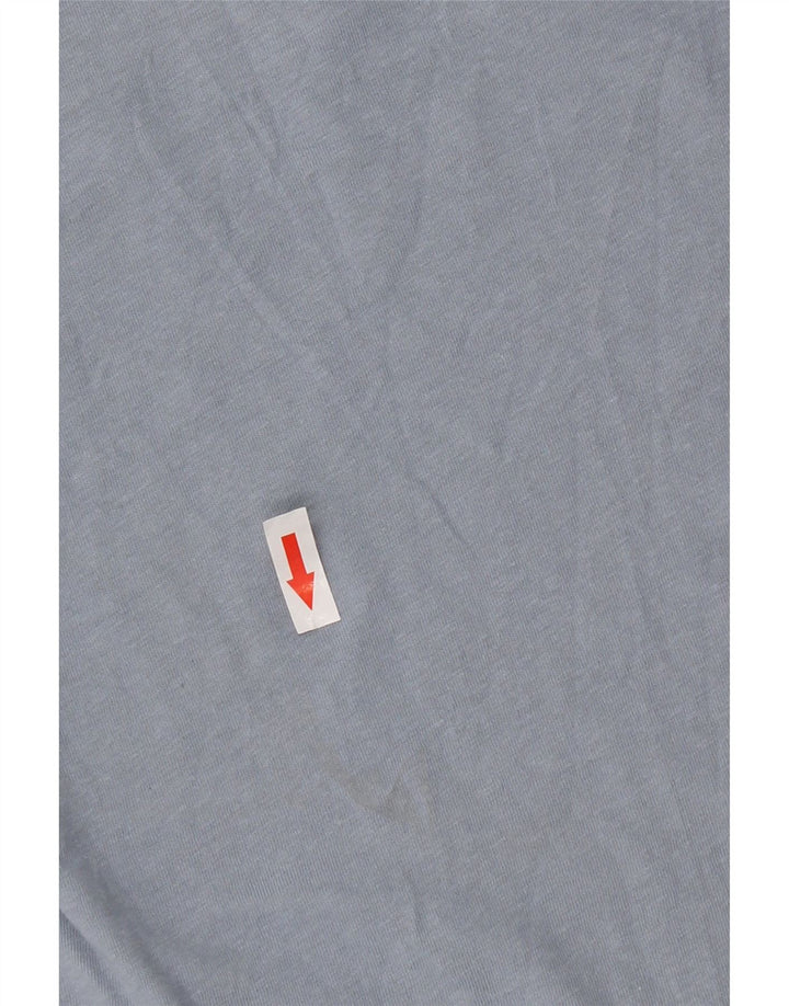 Tricou Jack & Jones pentru bărbați Top mare din bumbac albastru
