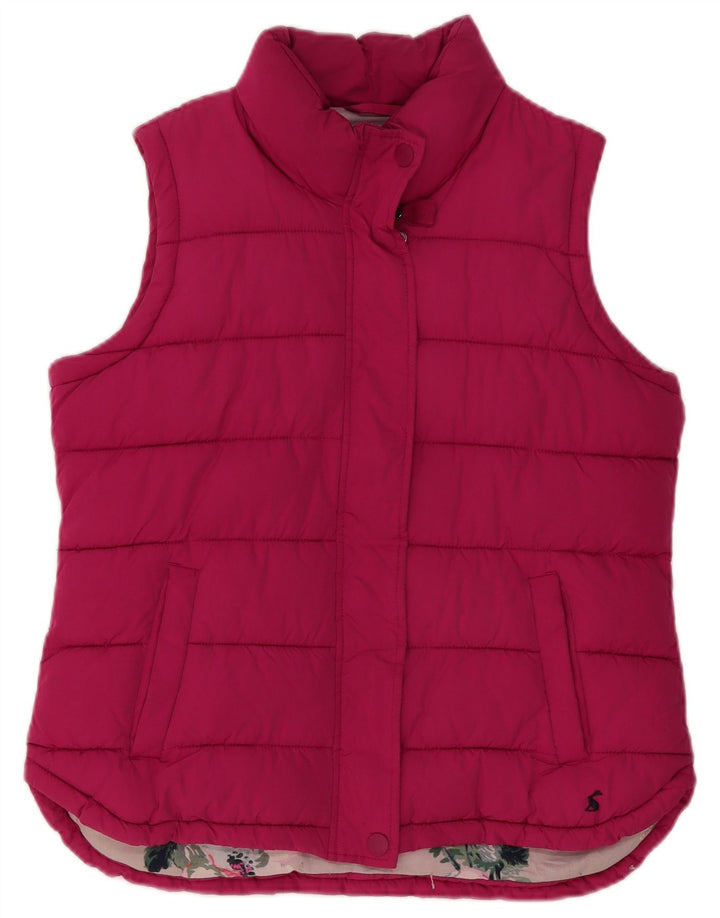 Gilet căptușit pentru femei Joules UK 14, mare, roz, poliester