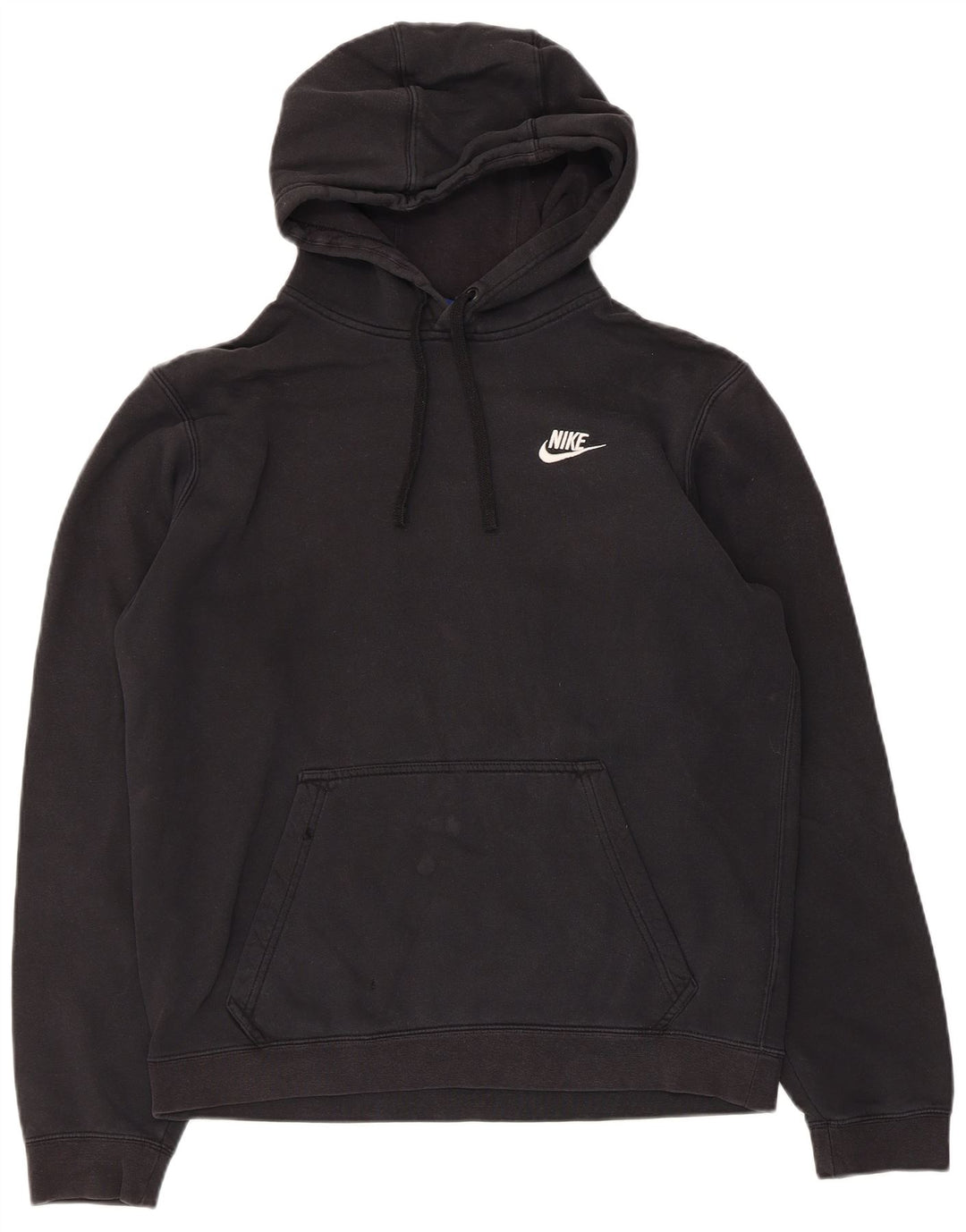 Pulover Nike pentru bărbați, bumbac mediu negru