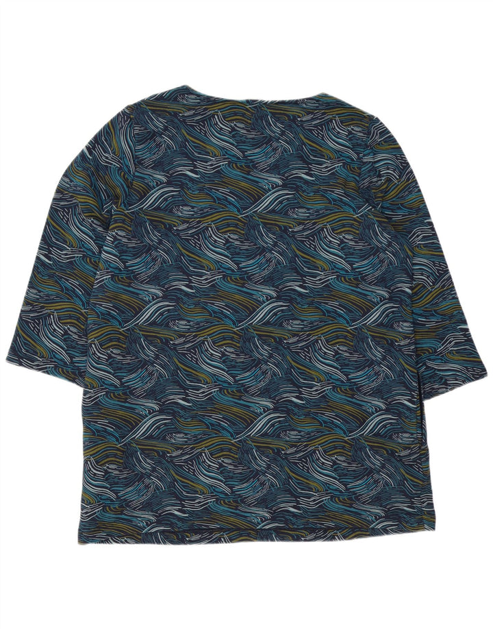 SEASALT CORNWALL Rochie schimbătoare pentru femei cu model abstract UK 16 mare albastru