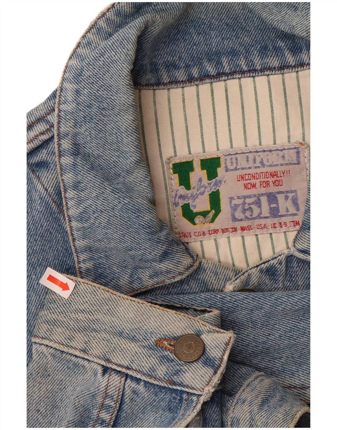 Jachetă de blugi pentru bărbați UNIFORM UK 38 Medium Blue